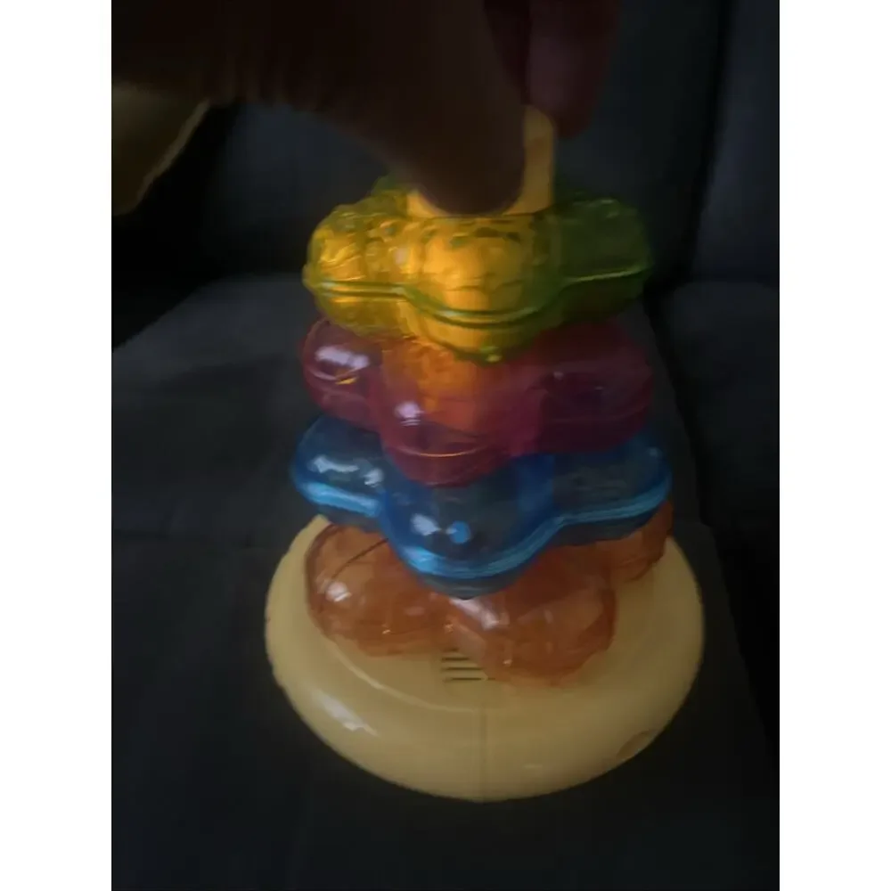 Fisher Price Superstar Classical Rock A Stack Star Stacking Rings Musical Lights